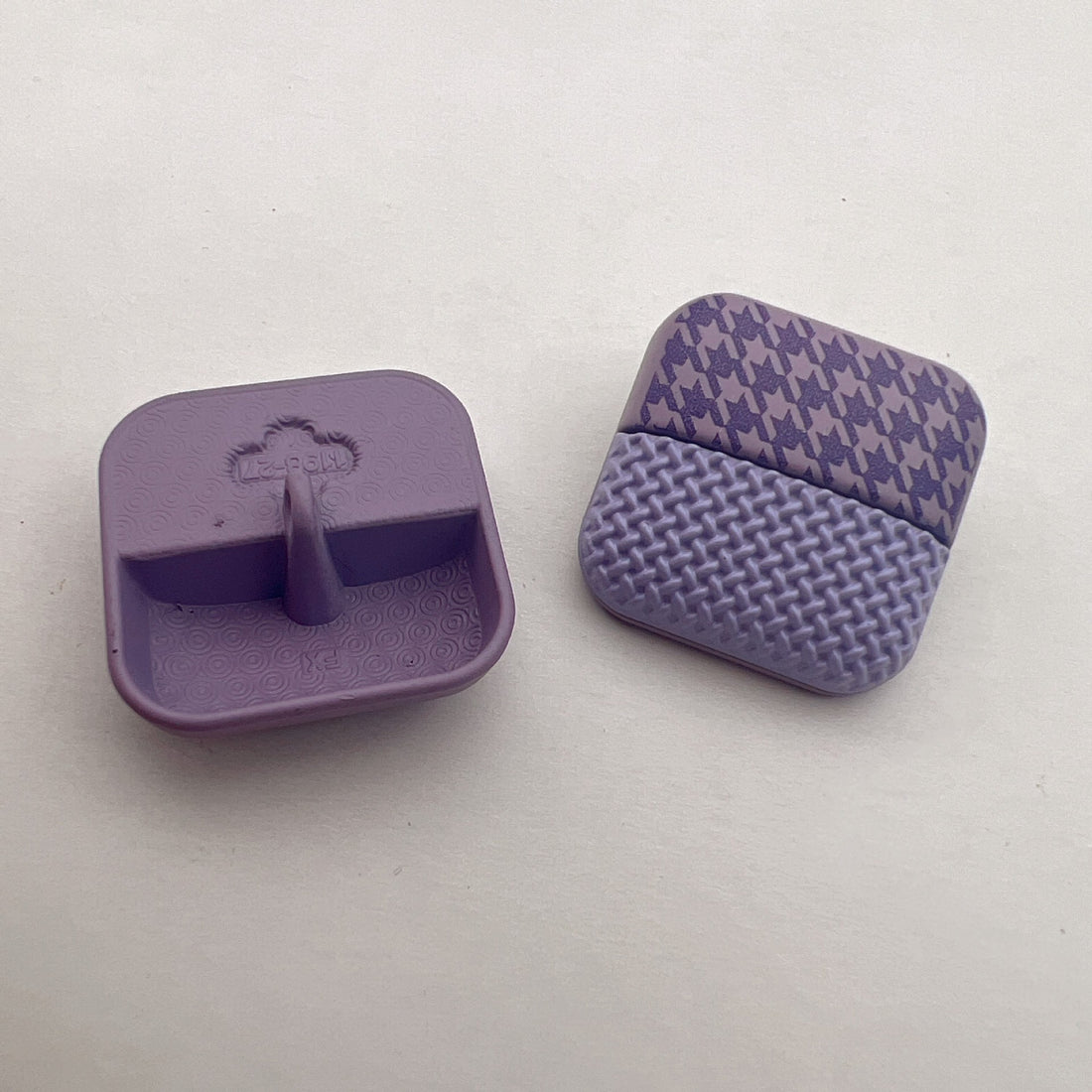 Botões de Metal com Pino em Forma de Quadrado Houndstooth de 25mm 50pcs