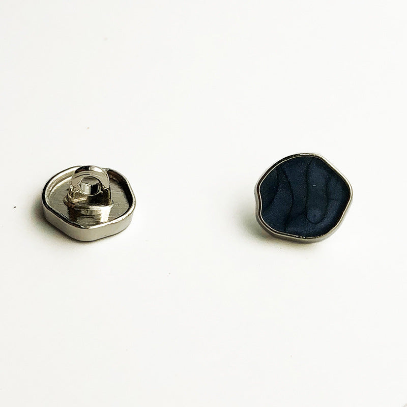 12,5/25mm Irreguláris Magas Fényű Fém Kézi Gombok 12DB