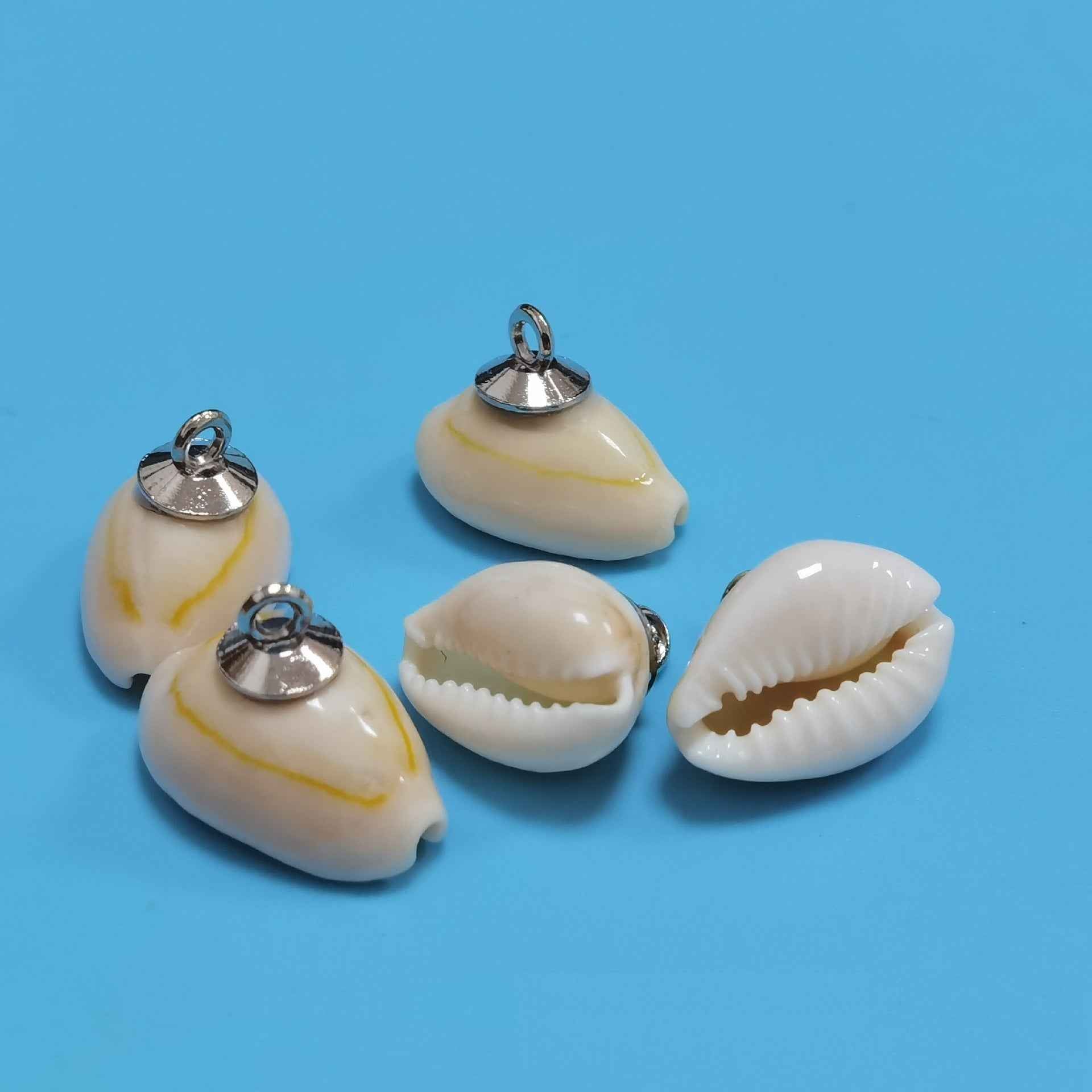 16x12mm Spiral-Shaped Conch Shell Shank Buttons for Craft 100pcs