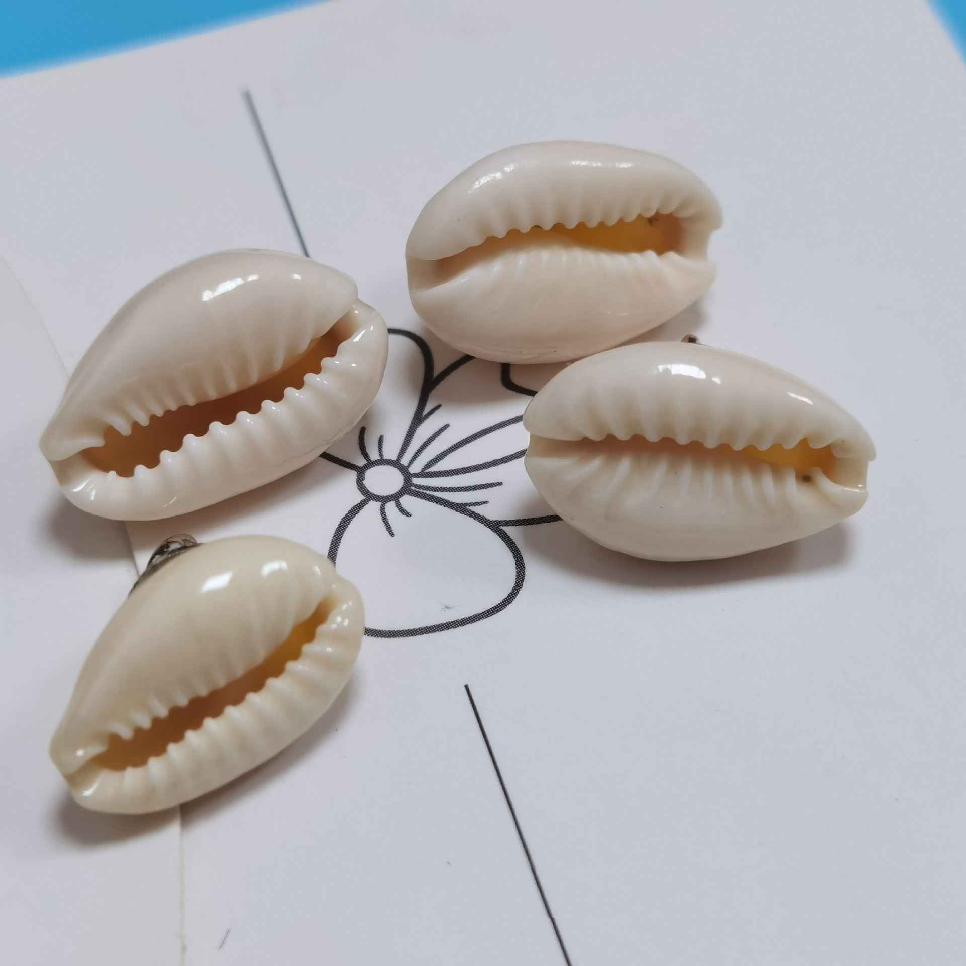 16x12mm Spiral-Shaped Conch Shell Shank Buttons for Craft 100pcs