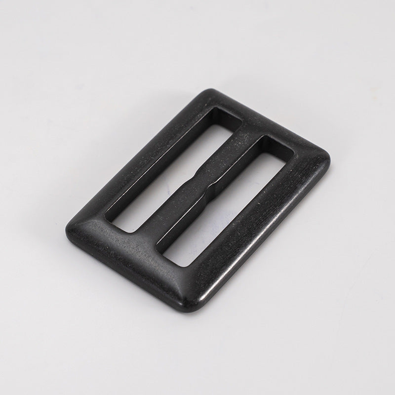 30/40/50/55mm Schwarze Hornmantel Gürtelversteller Schnalle 2 Stück