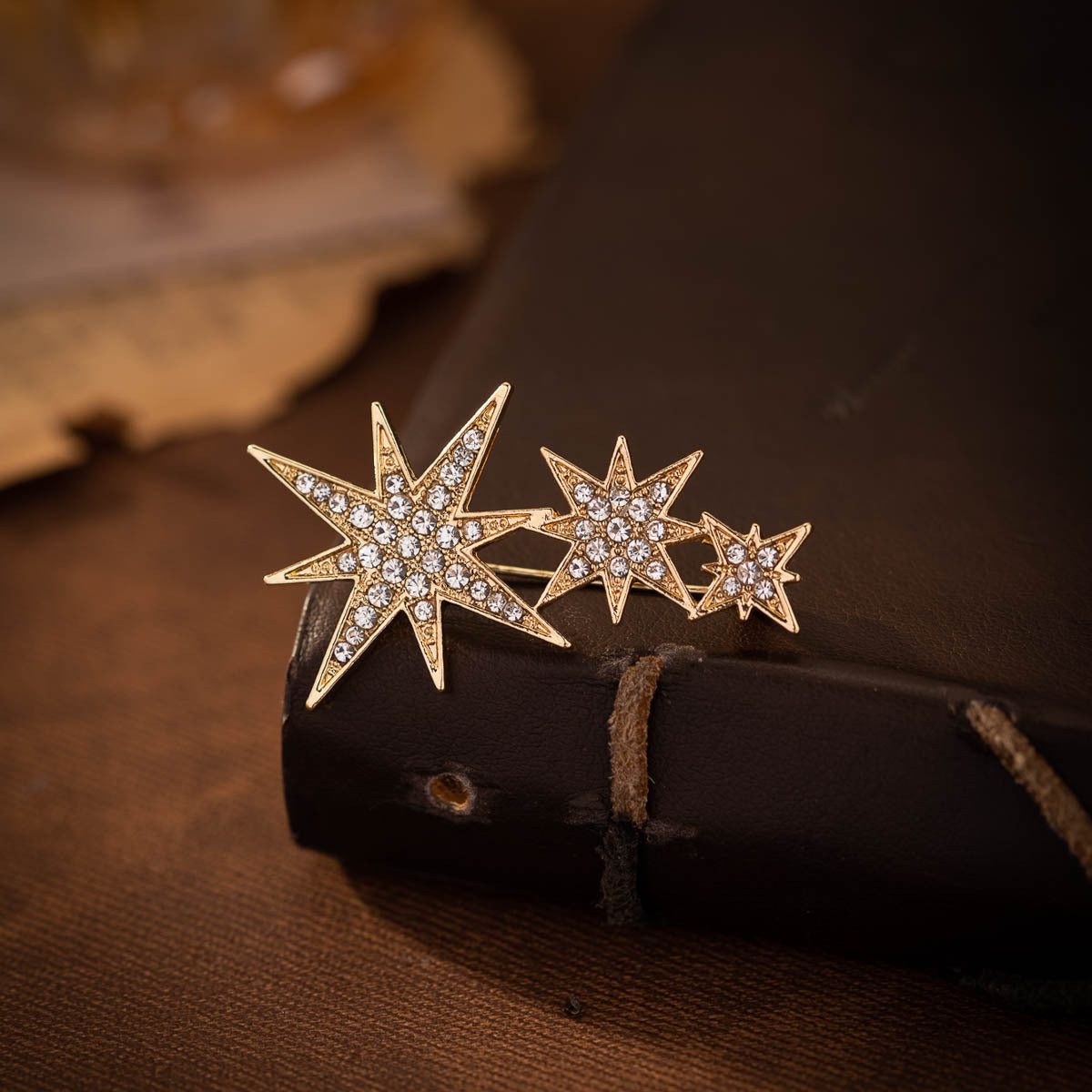 Eight-Pointed Star Pin Brooch for Men Suits 2pcs - Lots of Buttons