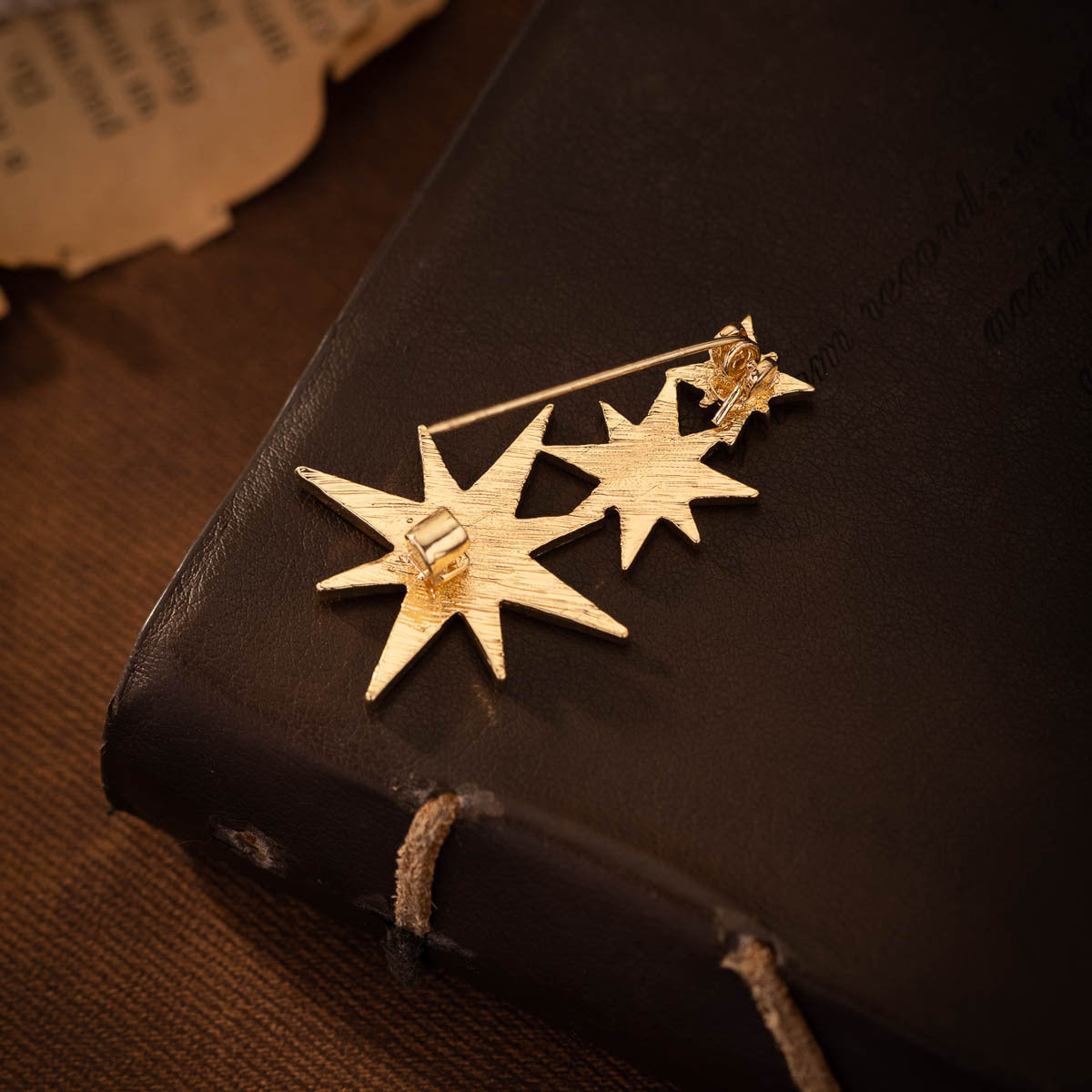 Eight-Pointed Star Pin Brooch for Men Suits 2pcs - Lots of Buttons