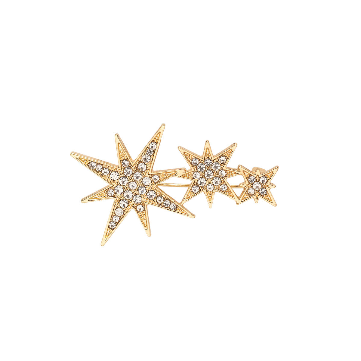 Eight-Pointed Star Pin Brooch for Men Suits 2pcs - Lots of Buttons