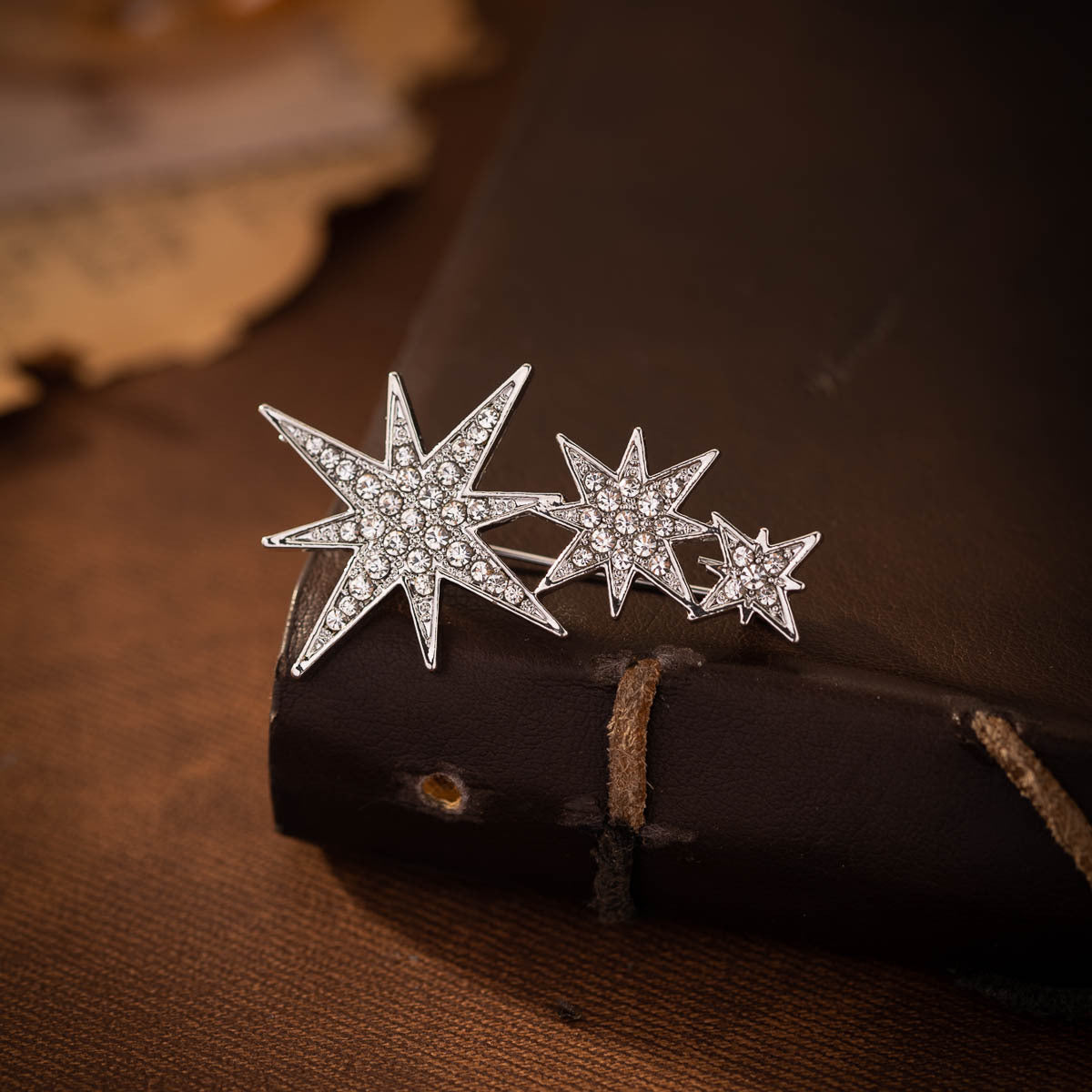 Eight-Pointed Star Pin Brooch for Men Suits 2pcs - Lots of Buttons