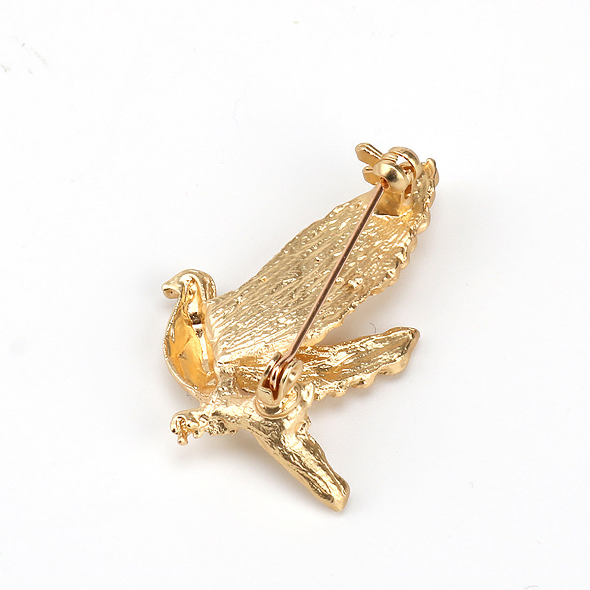 Dove Metal Brooch Pin for Men's and Women's Suits 5pcs - Lots of Buttons