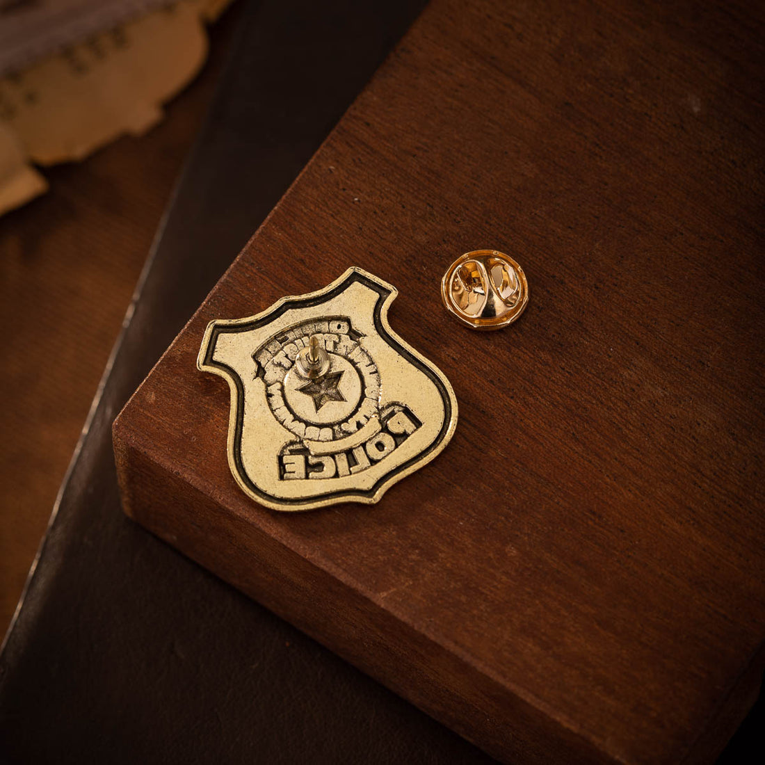 POLICE SHERIFF COSPLAY Clothing Brooch Badge Pin 6pcs - Lots of Buttons