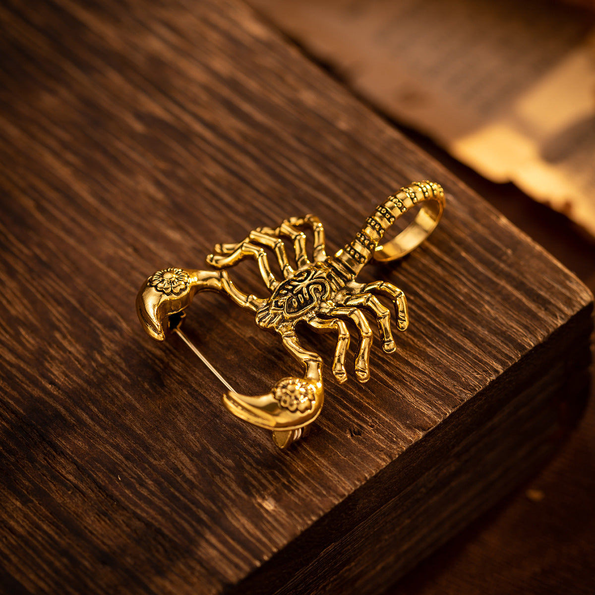 Vintage Creative Scorpion High-End Brooch Pin 4 Pack