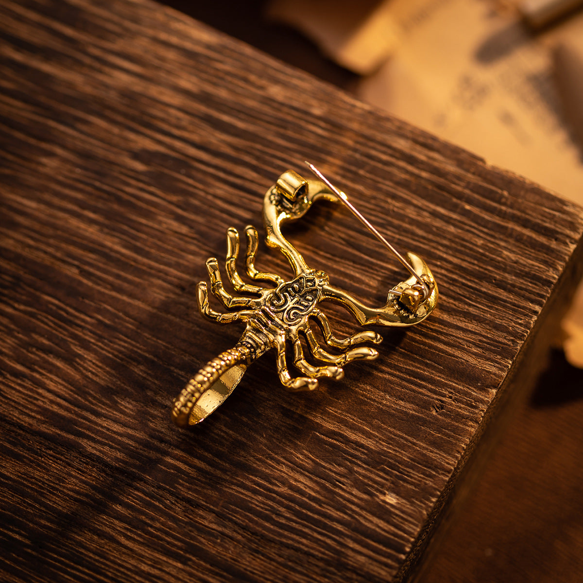 Vintage Creative Scorpion High-End Brooch Pin 4 Pack