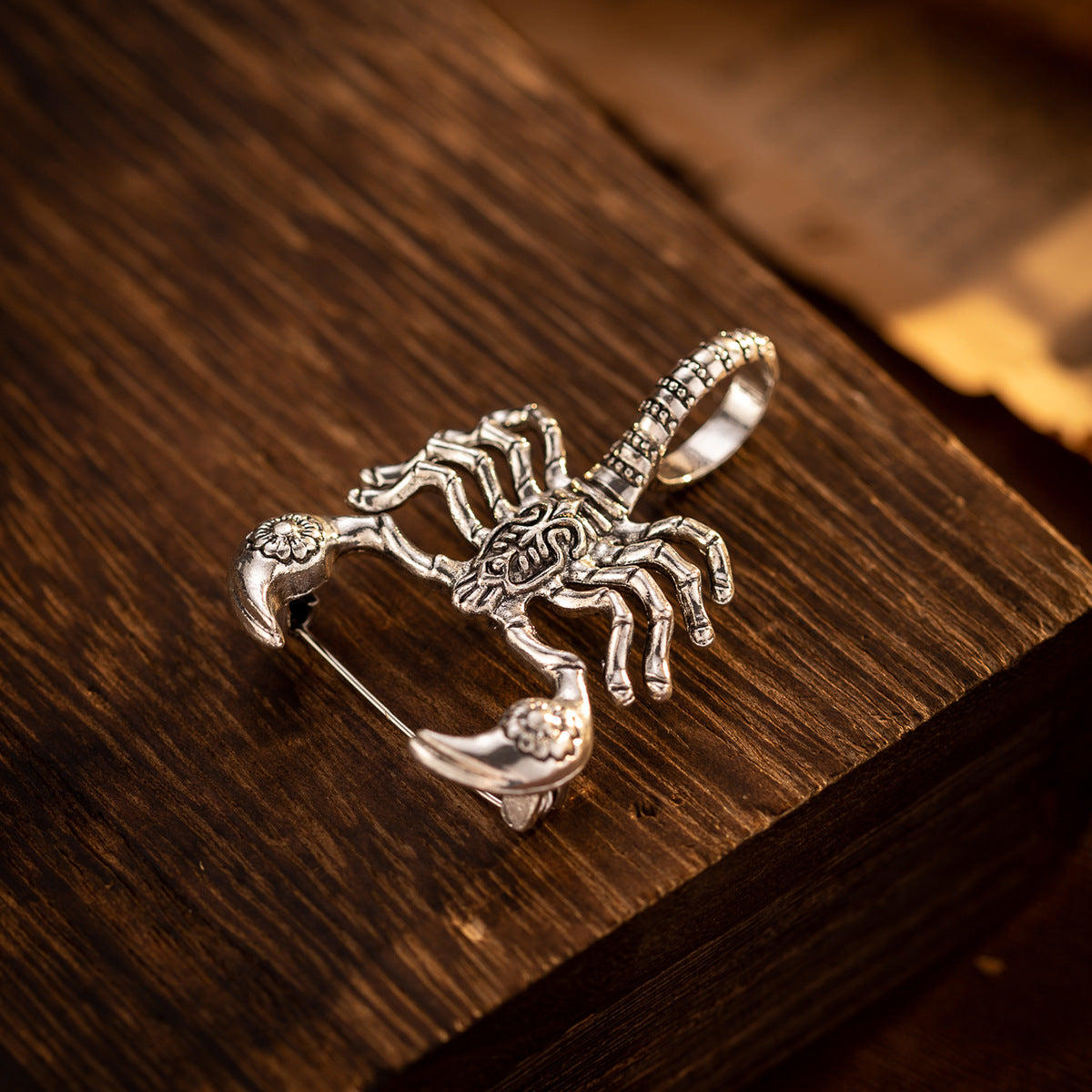 Vintage Creative Scorpion High-End Brooch Pin 4 Pack