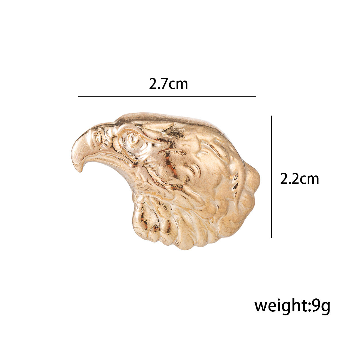 Eagle Head Men's Brooch Pin 3pcs - Lots of Buttons