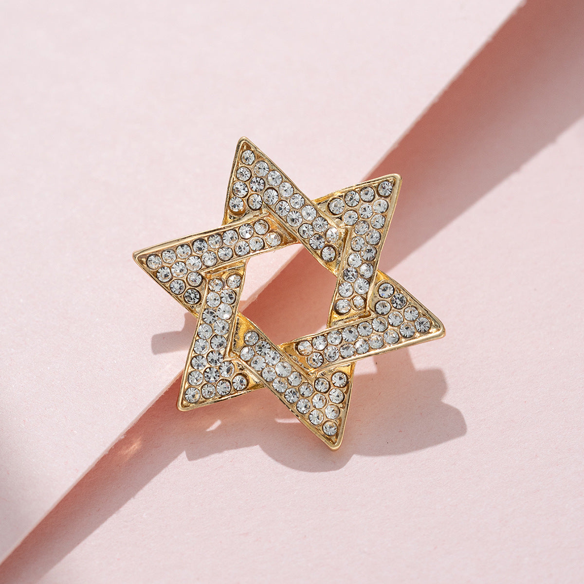 Six-Pointed Star Brooch - Men's Suit Lapel Pin and Corsage 3PCS - Lots of Buttons