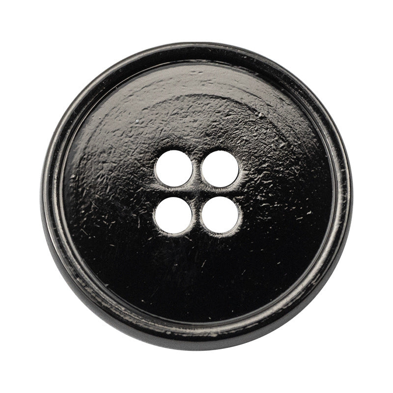 Botones Metálicos Redondos de 15/18/20mm con 4 Agujeros en Oro, Plata, Bronce Antiguo y Negro para Trajes, 20pcs