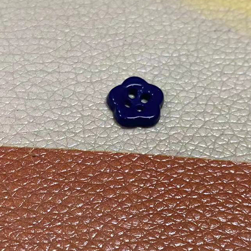 Simple Flower Shaped Four Hole Ceramic Clothing Buttons,10pcs - Lots of Buttons