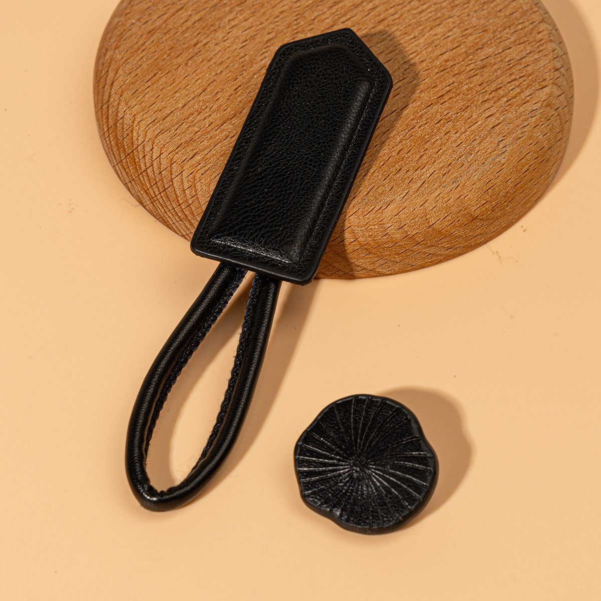 11.8cm Leather Chinese Knot Buttons for Hanfu Cheongsam Coats 5pcs