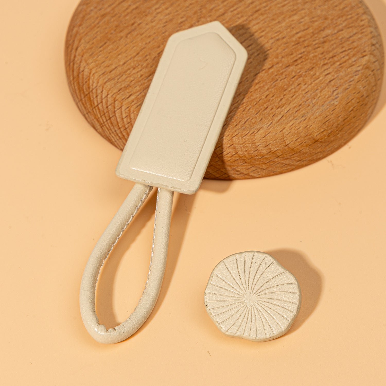 11.8cm Leather Chinese Knot Buttons for Hanfu Cheongsam Coats 5pcs