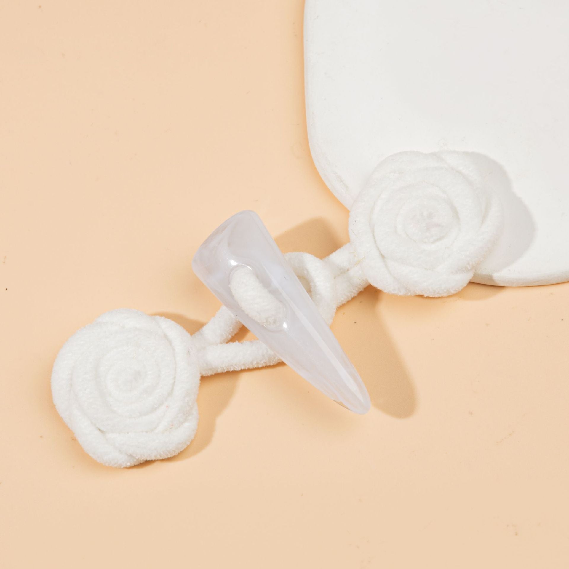 Botones de toggle de corduroy rosa de 11 cm para coser con cuerno de resina 4 piezas