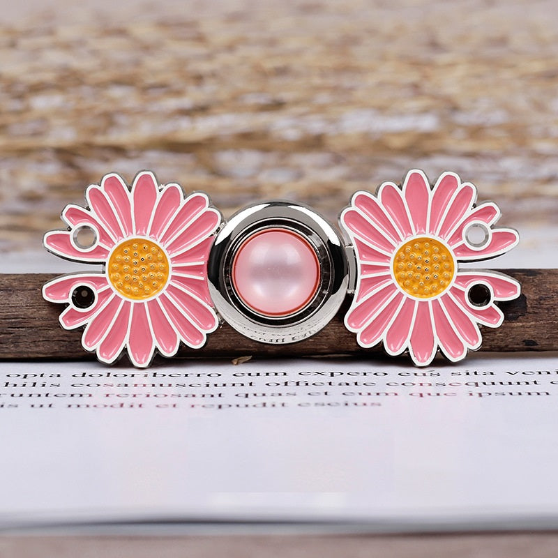 4.7cm Daisies Metal Pair Buttons for Hanfu and Cheongsam 10pcs