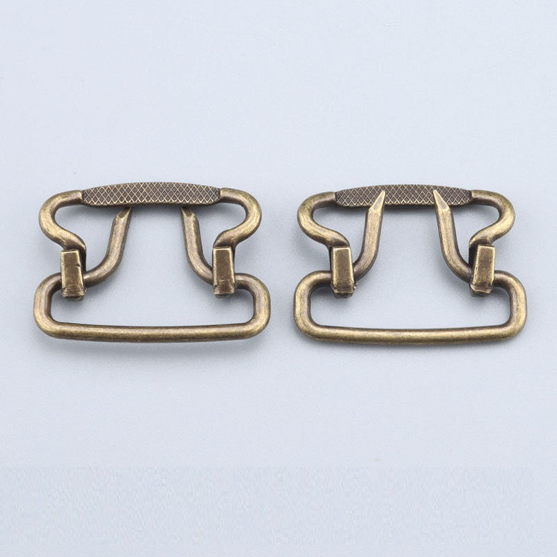 28mm Electroplated Alloy Buckles for Men's Suit Vests Adjustment Buttons 8pcs - Lots of Buttons
