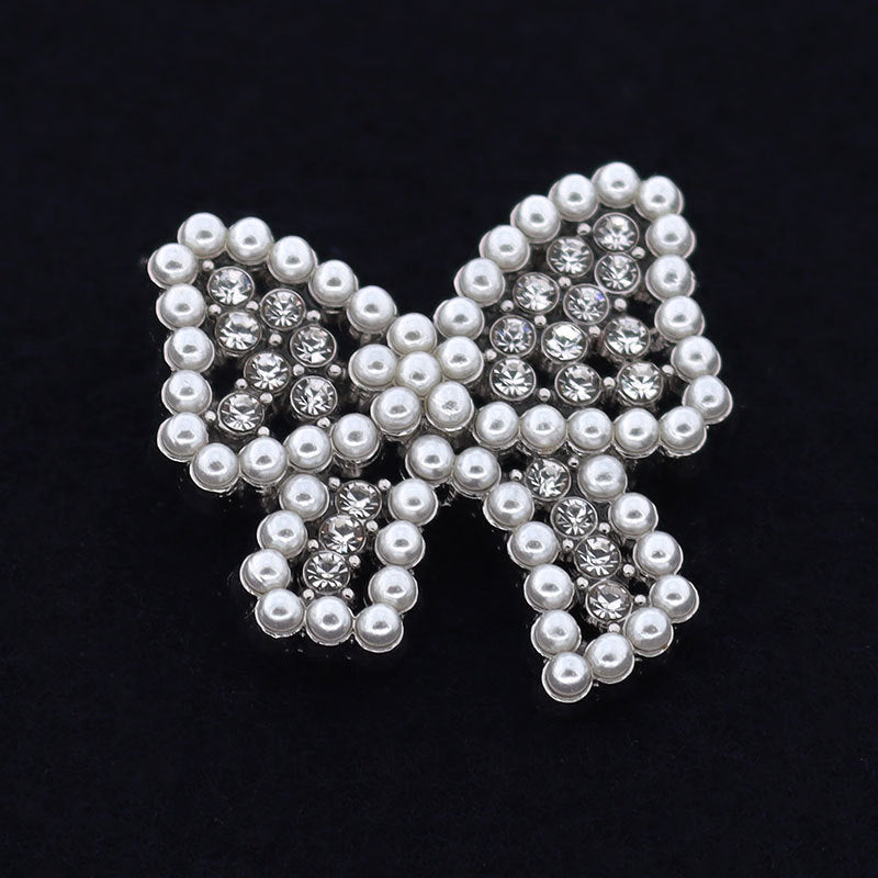 25mm Jousimuotoiset Metalliset Helmi Rhinestone Napit Cardigania varten 12 kpl