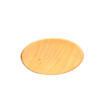 Bottoni ovali in legno naturale da 15 mm con asole 30 pezzi