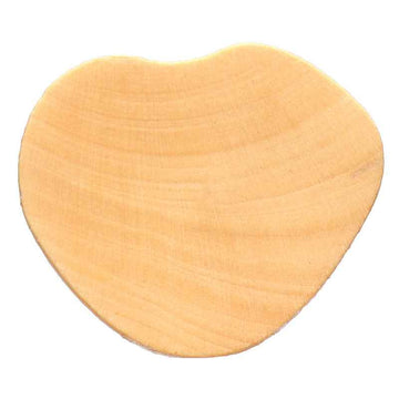 15mm Heart Shaped Natural Wooden Buttons with Shanks for Children's Coat 30pcs - Lots of Buttons