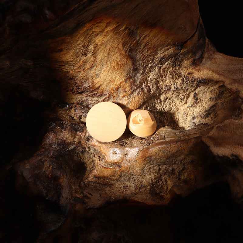 11.5/15mm Poplar Wood Buttons for Children's Clothing - Adorable Decorative Fasteners 30pcs - Lots of Buttons