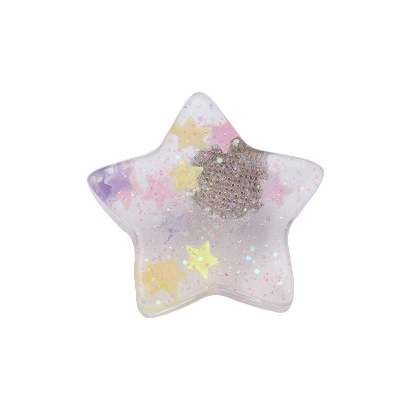 18mm Colorful Star Plastic Buttons with Metal Shank for Babies and Kids' Clothes 