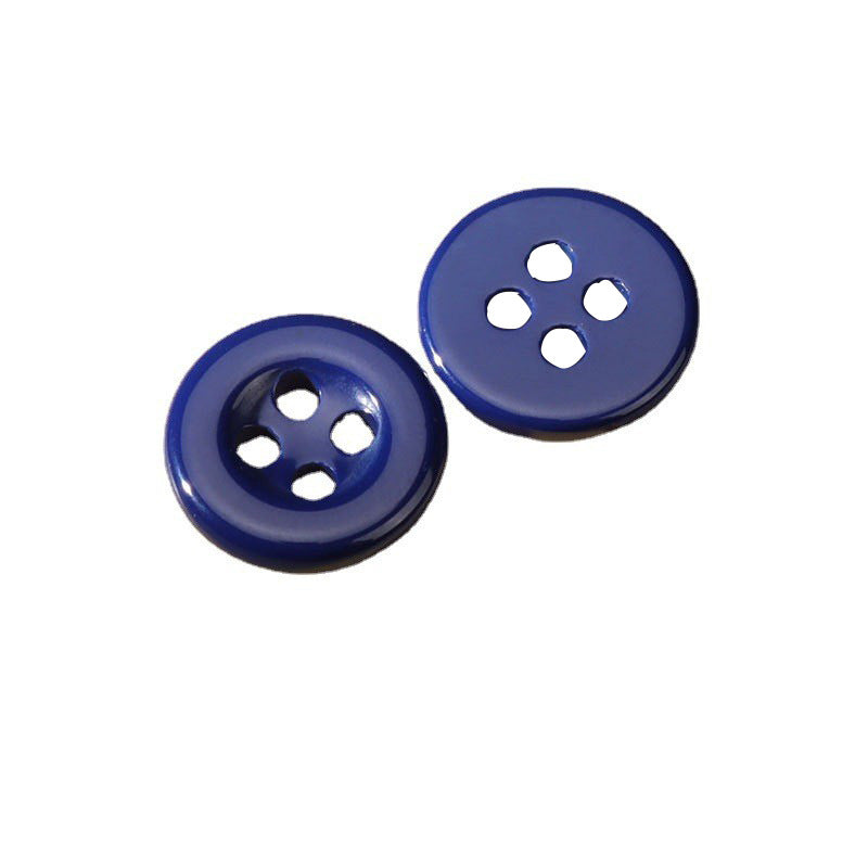 11mm Four Hole Ceramic Buttons for Men's and Women's Shirts 45 Pack - Lots of Buttons