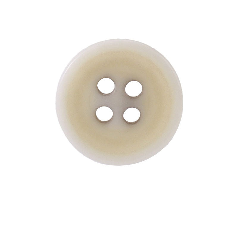 15mm Ronde 4 Gat Beige Paarse Versleten Corozo Knopen voor Trui Breiwerk 20st.