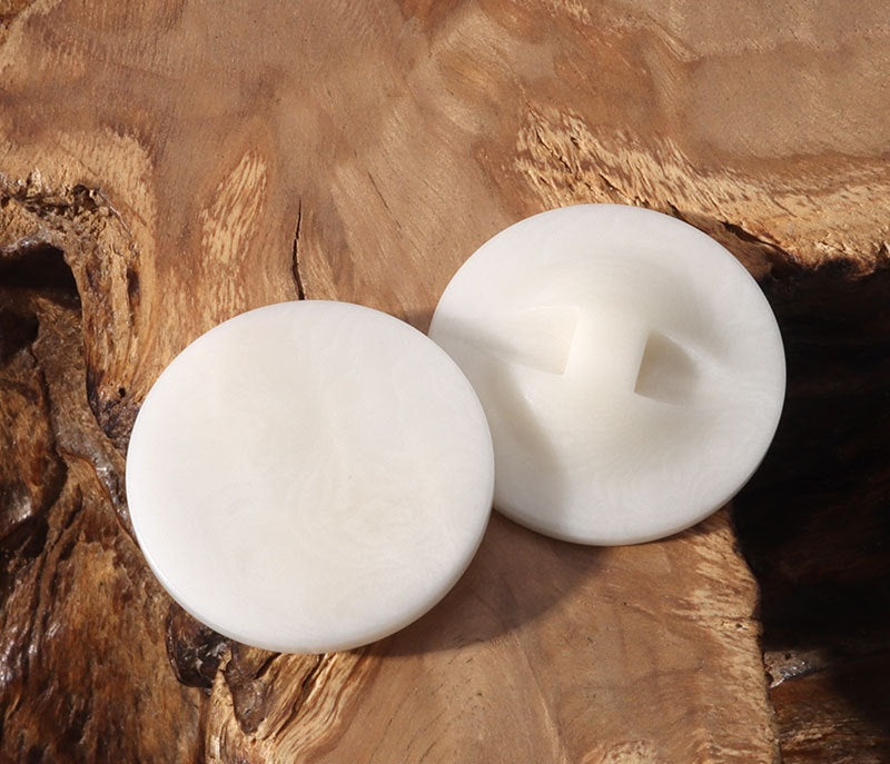 11,5-25mm Runde Flache Verborgene Löcher Corozo Knöpfe für Männer Frauen Cardigans, Mäntel