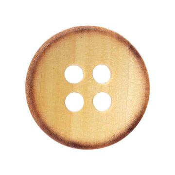 11.5mm Round 4-Hole Poplar Wood Buttons for Children's Sweater Cardigans 60pcs - Lots of Buttons