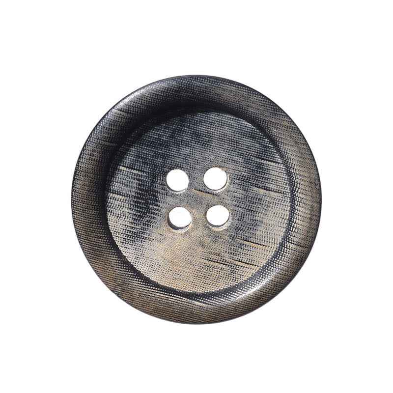 15-25mm Black Genuine Buffalo Horn Buttons for High End Men's Suits and Coats 2pcs - Lots of Buttons