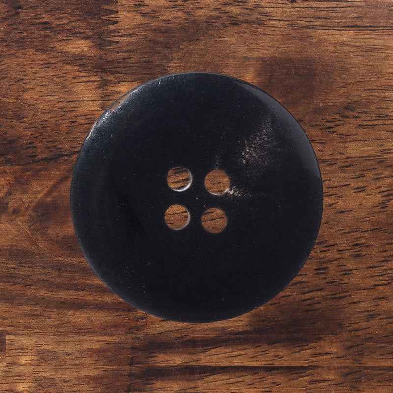 15-25mm Black Genuine Buffalo Horn Buttons for High End Men's Suits and Coats 2pcs - Lots of Buttons