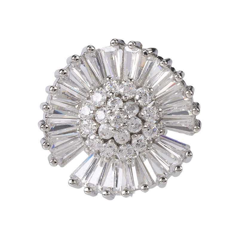 19mm Zircon Metal Base Decorative Button for Women's Coats,Clothing 2pcs - Lots of Buttons