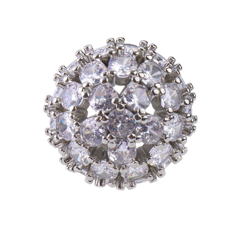 19mm Luxury Full Diamond Zircon Crystal Button for Women's Coats 2pcs - Lots of Buttons