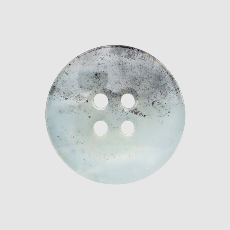 18/25mm Natural Jade Four Hole Buttons for Men and Women Suits 2pcs