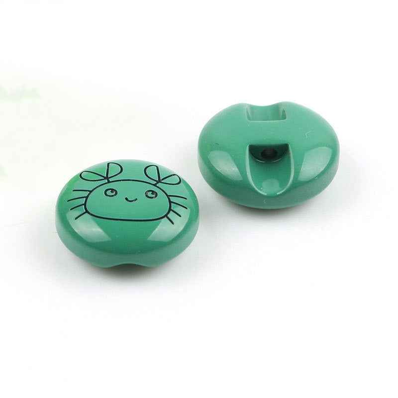 11mm Resin Colorful Cartoon Buttons Perfect for Children's DIY and Clothing 120 Pack - Lots of Buttons