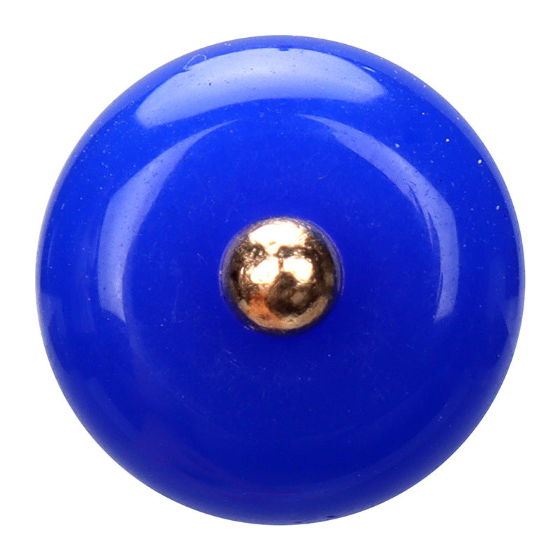10mm Chinese Resin Buttons Grass Green Royal Blue for Stand-Collar Shirts 30 Pack