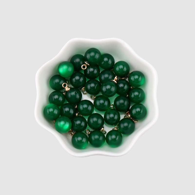 9mm Resin Bead Buttons for Women's Shirts Chiffon Tops Cheongsam 40pcs - Lots of Buttons