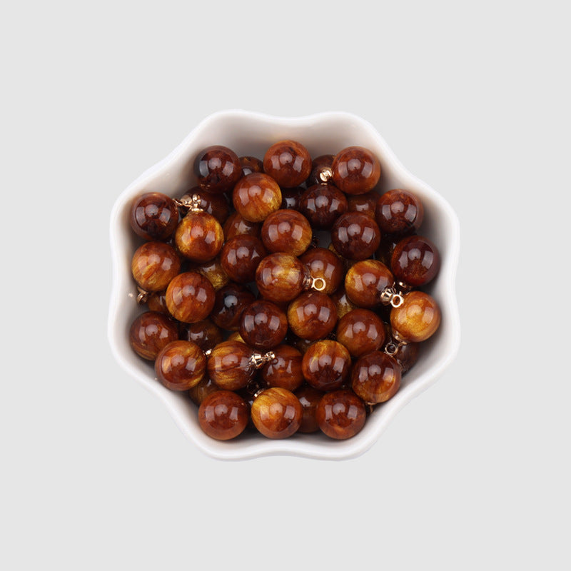 9mm Resin Bead Buttons for Women's Shirts Chiffon Tops Cheongsam 40pcs - Lots of Buttons