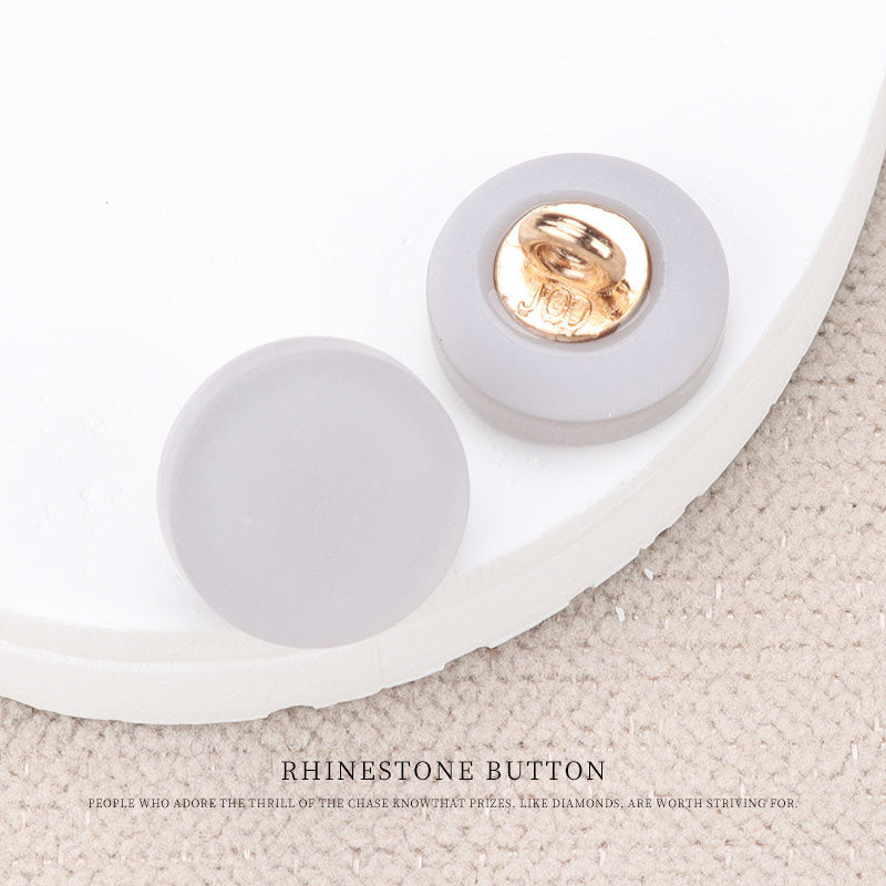 11mm Colorful Resin Flat Shank Shirt Button for Children's Blouses 80 Pack - Lots of Buttons