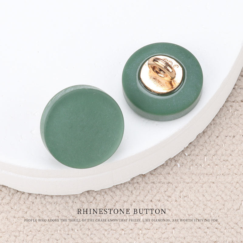 11mm Colorful Resin Flat Shank Shirt Button for Children's Blouses 80 Pack - Lots of Buttons