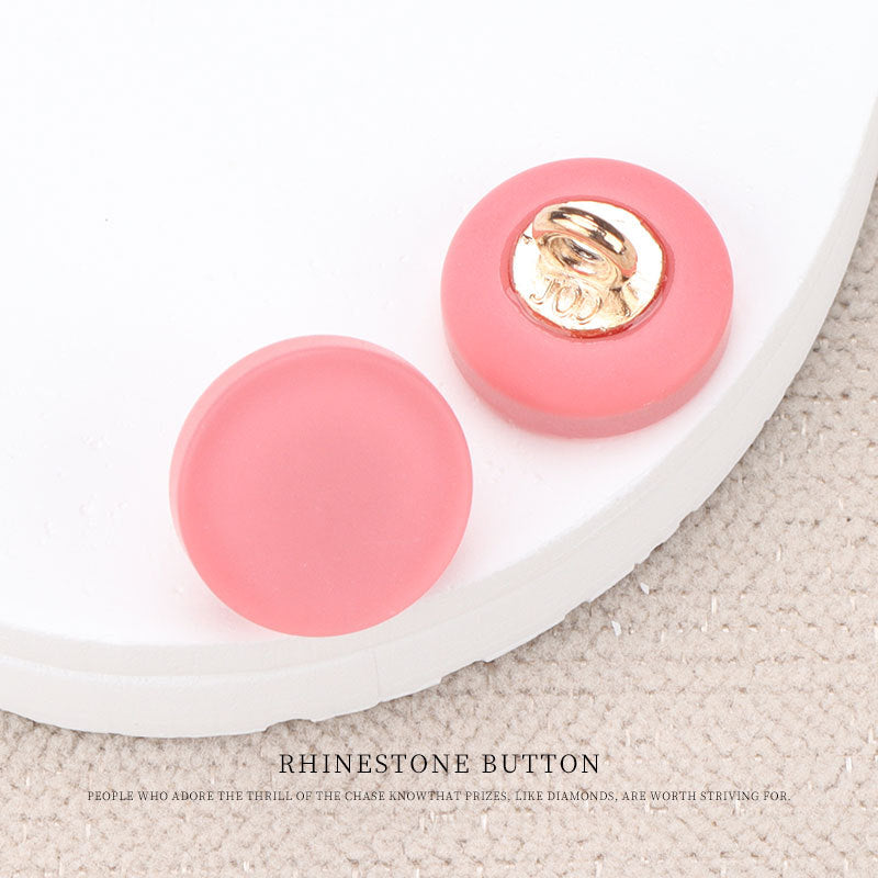 11mm Colorful Resin Flat Shank Shirt Button for Children's Blouses 80 Pack - Lots of Buttons