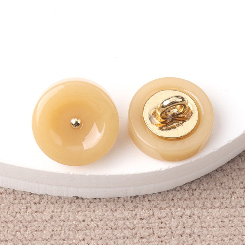 11mm Round Resin Shank Buttons for Women's Cheongsam Shirts Hanfu 20pcs - Lots of Buttons