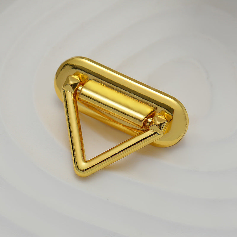 25mm Dreieckiger Druckknopf aus Metall zur Dekoration von Kleidungstaschen 10 Stück