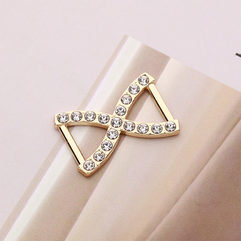 Shoe Scarf Clothing Waist Adjustment Decorative Metal Buckle 5pcs - Lots of Buttons