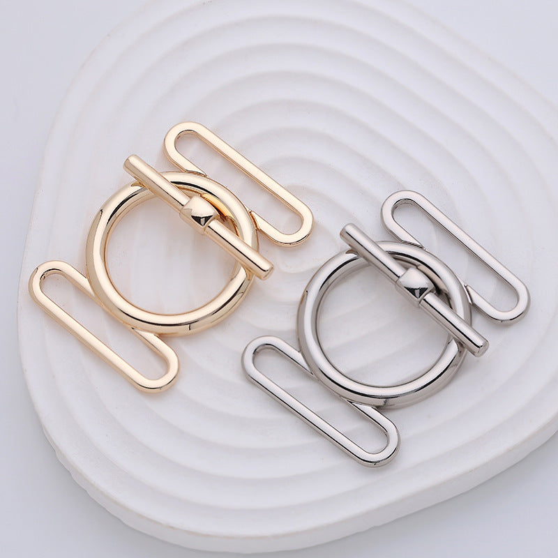 Chinese Multifunctional DIY Belt Adjustment Metal Lock Buckle 4pcs - Lots of Buttons