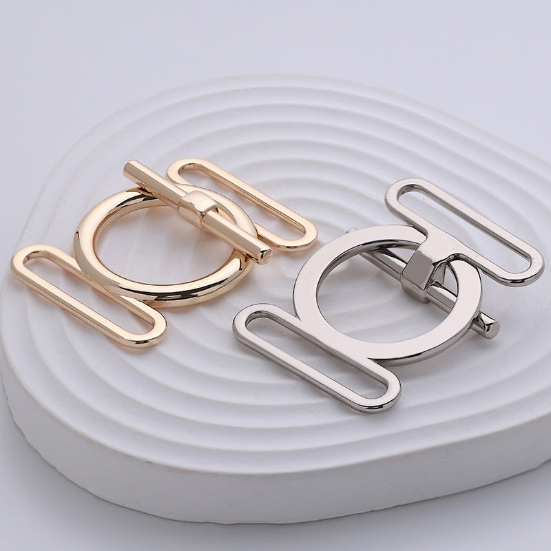 Chinese Multifunctional DIY Belt Adjustment Metal Lock Buckle 4pcs - Lots of Buttons