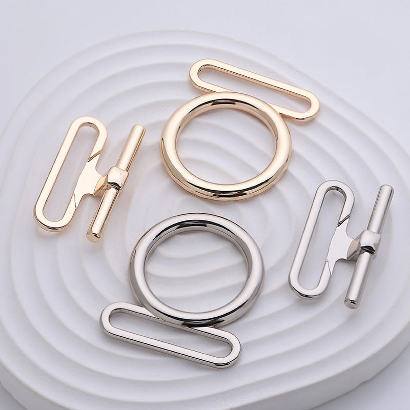 Chinese Multifunctional DIY Belt Adjustment Metal Lock Buckle 4pcs - Lots of Buttons